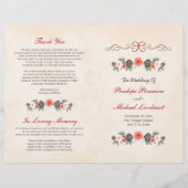 Vintages Weihnachtsprogramm für Pinienbäume (Vorderseite)