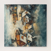 Vintages Weihnachtspuzzle Puzzle (Horizontal)