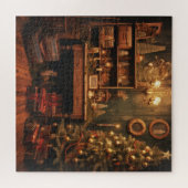 Vintages Weihnachtspuzzle Puzzle (Horizontal)
