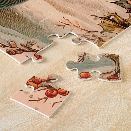 Vintages Weihnachtspuzzle Puzzle (Seite)