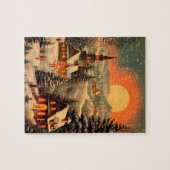 Vintages Weihnachtspuzzle Puzzle (Horizontal)