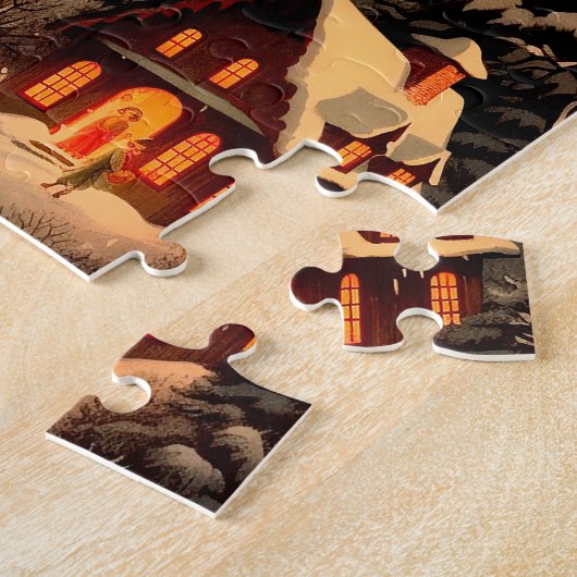 Vintages Weihnachtspuzzle Puzzle (Seite)