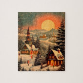 Vintages Weihnachtspuzzle Puzzle (Vertikal)