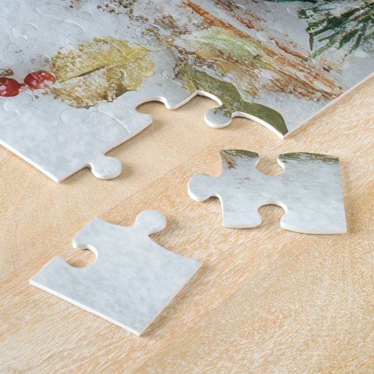Vintages Weihnachtspuzzle Puzzle (Seite)