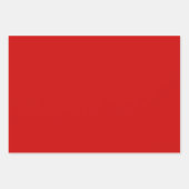 Vintages Weihnachtsrot Geschenkpapier Set (Vorderseite 2)