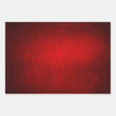 Vintages Weihnachtsrot Geschenkpapier Set (Vorderseite)