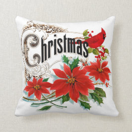 Vintages Weihnachtsthrowkissen Kissen