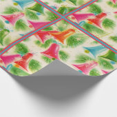 Vintages Weihnachtsverpackungs-Papier Geschenkpapier (Ecke)