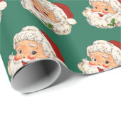 Vintages Weihnachtswackelpapier für den Weihnachts Geschenkpapier (Rolleneckpunkt)