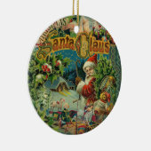 Vintages Weihnachtswerk Keramikornament (Rechts)