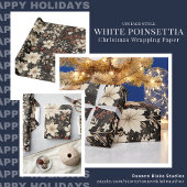 Vintages Weihnachtswrackpapier Geschenkpapier