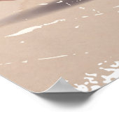 Vintages Weinposter Poster (Ecke)