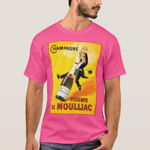Vintages Weinposter T-Shirt