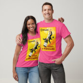 Vintages Weinposter T-Shirt (Unisex)