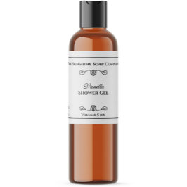 Vintages Weiß mit schwarzem Kosmetiklabel