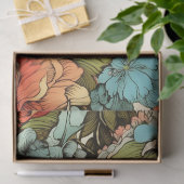 Vintages, weißes, bläsernes Geflecht Seidenpapier (Geschenk)