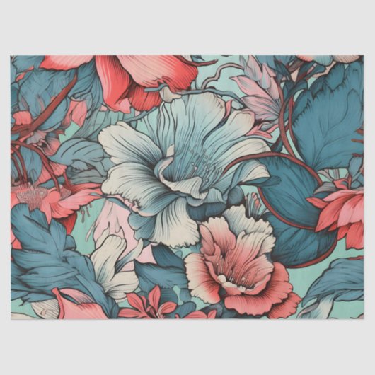 Vintages, weißes, bläsernes Geflecht Seidenpapier (Vorderseite)