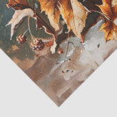 Vintages weißes Kürbisgeflecht Seidenpapier (Ausschnitt)