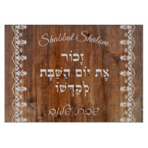 Vintages Weißholz Hintergrund Shabbat Challah