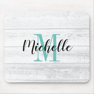 Vintages Weißholzkorn-Paneel Mousepad