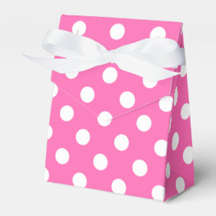 Vintages Weißpolka-Punktmuster Geschenkschachtel