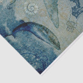 Vintages Weißwal-Gewebe Seidenpapier (Ausschnitt)