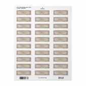 Vintages Weißwaldland Rustikale Hochzeit (Vorne)