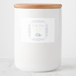 Vintages Weißwaschetikett Lebensmitteletikett