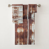 Vintages Wellblech Badhandtuch Set (Insitu)