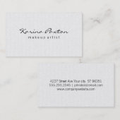 Vintages Wellenmuster Visitenkarte (Vorne/Hinten)