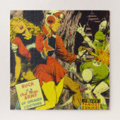 Vintages Weltraumrettungspuzzle Puzzle (Horizontal)