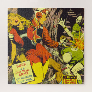 Vintages Weltraumrettungspuzzle Puzzle