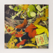 Vintages Weltraumrettungspuzzle Puzzle (Vertikal)