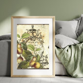 Vintages Werbeplakat eines Händlers Fotodruck