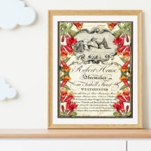 Vintages Werbeplakat