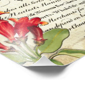 Vintages Werbeplakat Fotodruck (Ecke)