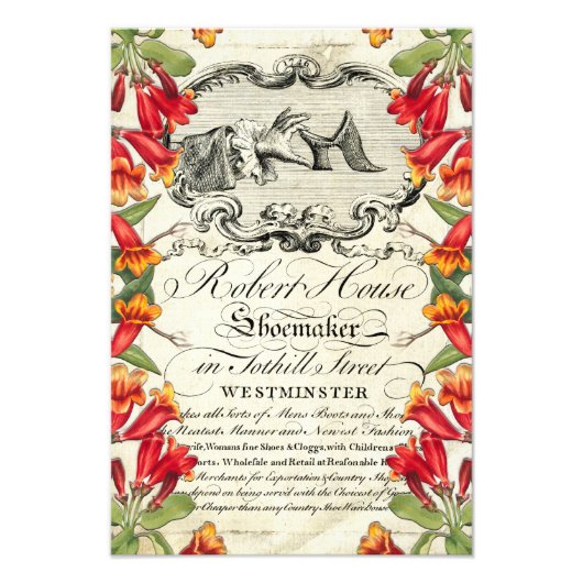 Vintages Werbeplakat Fotodruck (Vorne)