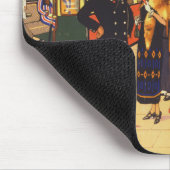 Vintages Werbeplakat für den Londoner Untergrund Mousepad (Ecke)