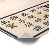 Vintages Werbeplakat für Frauen Button Up Shanghai Poster (Ecke)