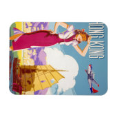 Vintages Werbeplakat für Northwest Airlines Magnet (Horizontal)