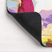 Vintages Werbeplakat für Northwest Airlines Mousepad (Ecke)