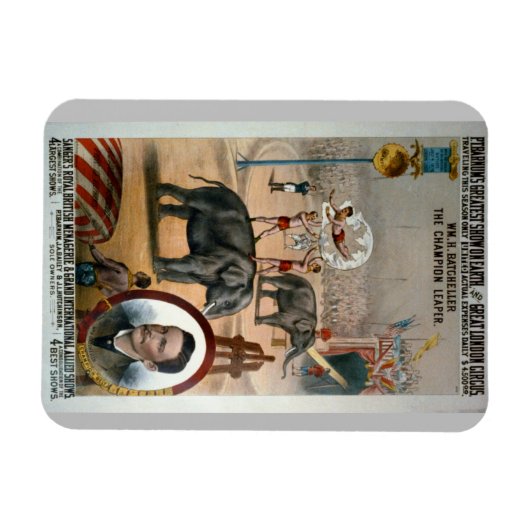 Vintages Werbeplakat - London Circus Magnet (Horizontal)