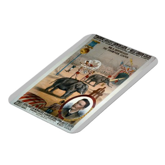 Vintages Werbeplakat - London Circus Magnet (Linke Seite)