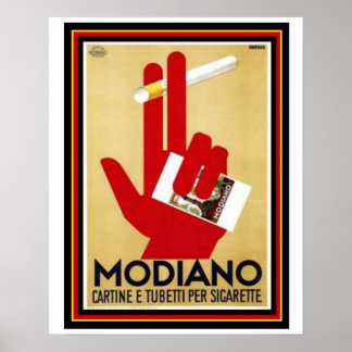 Vintages Werbeplakat "Modiano" 16 x 20 Poster