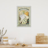 Vintages Werbeplakat: Niederländische Zeitung Poster (Küche)