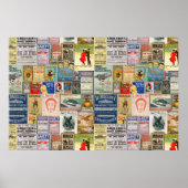 Vintages Werbeplakat oder für Decoupage Poster (Vorne)