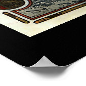 Vintages Werbeplakat Paris Poster (Ecke)