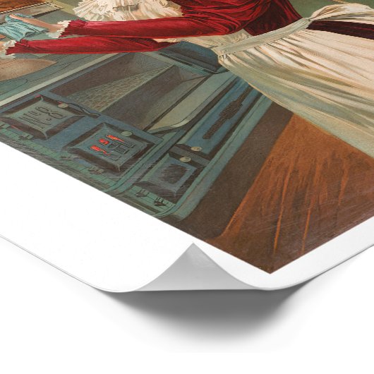 Vintages Werbeplakat Poster (Ecke)