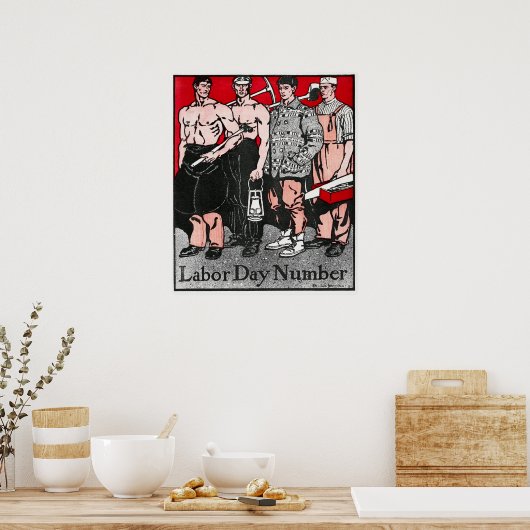 Vintages Werbeplakat Poster (Küche)