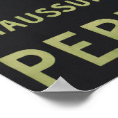 Vintages Werbeplakat Poster (Ecke)